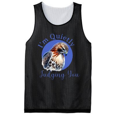 Beautiful Hawk With Mesh Reversible Basketball Jersey Tank