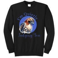 Beautiful Hawk With Tall Sweatshirt