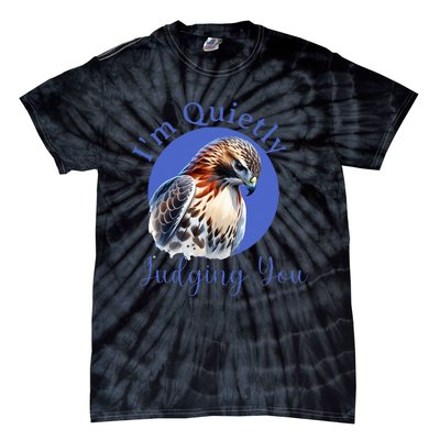 Beautiful Hawk With Tie-Dye T-Shirt