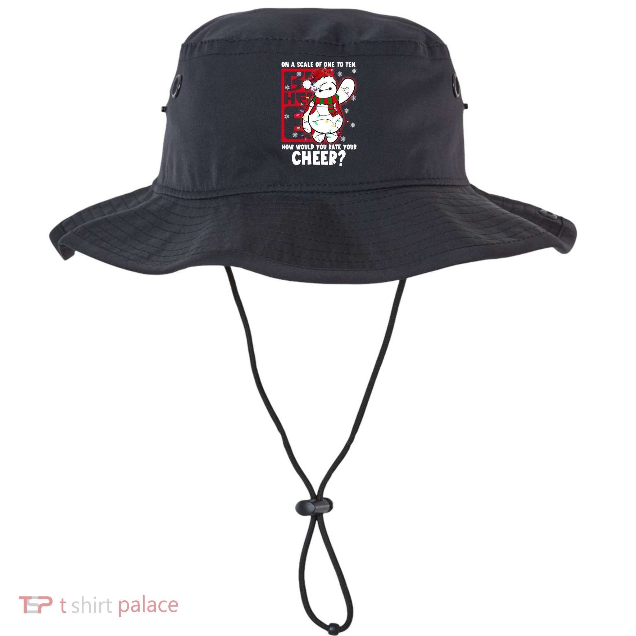 Baymax How Would You Rate Your Cheer Christmas Baymax Christmas Santa Bucket Hat