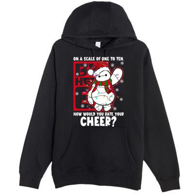 Baymax How Would You Rate Your Cheer Christmas Baymax Christmas Santa Premium Pullover Hoodie