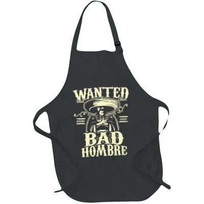 Bad Hombre Wanted Funny Cinco De Mayo Apron