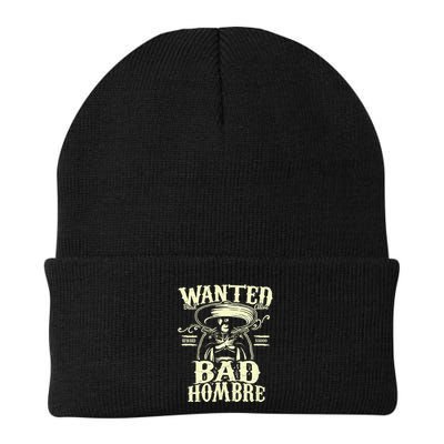 Bad Hombre Wanted Funny Cinco De Mayo Beanie