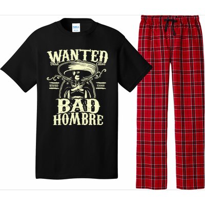 Bad Hombre Wanted Funny Cinco De Mayo Pajama Set