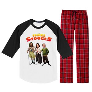 Biden Harris Warren The 3 Stooges Raglan Sleeve Pajama Set