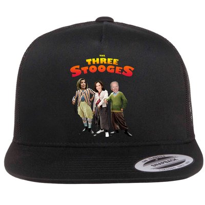 Biden Harris Warren The 3 Stooges Flatbill Hat