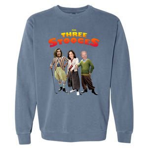 Biden Harris Warren The 3 Stooges Garment-Dyed Sweatshirt