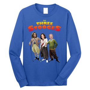 Biden Harris Warren The 3 Stooges Long Sleeve Shirt