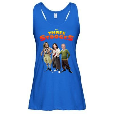 Biden Harris Warren The 3 Stooges Ladies Essential Flowy Tank