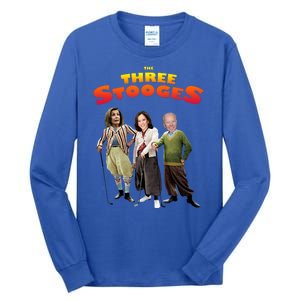 Biden Harris Warren The 3 Stooges Tall Long Sleeve T-Shirt