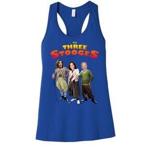 Biden Harris Warren The 3 Stooges Women's Racerback Tank