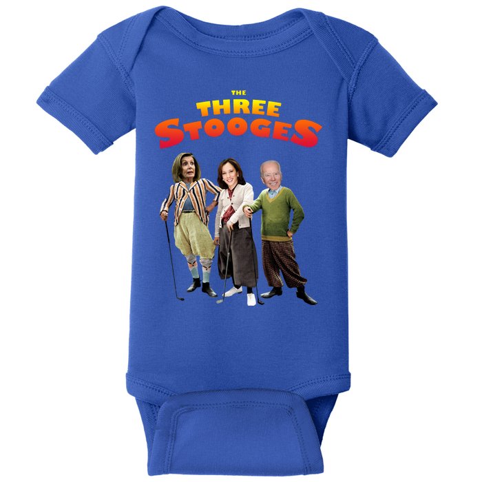 Biden Harris Warren The 3 Stooges Baby Bodysuit