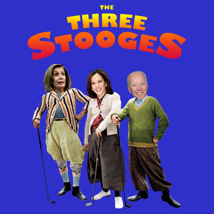 Biden Harris Warren The 3 Stooges Toddler T-Shirt