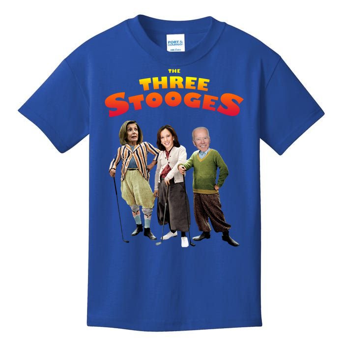 Biden Harris Warren The 3 Stooges Kids T-Shirt