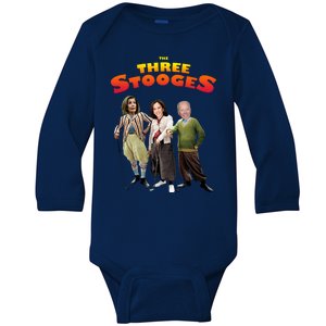 Biden Harris Warren The 3 Stooges Baby Long Sleeve Bodysuit