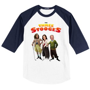 Biden Harris Warren The 3 Stooges Baseball Sleeve Shirt