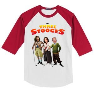 Biden Harris Warren The 3 Stooges Kids Colorblock Raglan Jersey