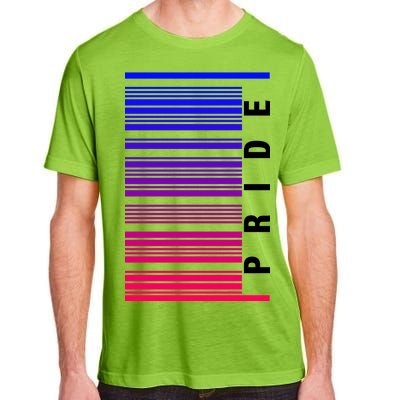 Bi Pride Barcode Bisexual Adult ChromaSoft Performance T-Shirt