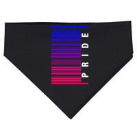 Bi Pride Barcode Bisexual USA-Made Doggie Bandana