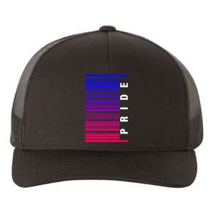 Bi Pride Barcode Bisexual Yupoong Adult 5-Panel Trucker Hat