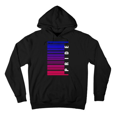 Bi Pride Barcode Bisexual Hoodie