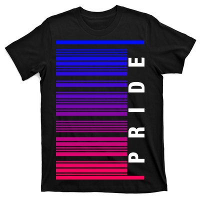 Bi Pride Barcode Bisexual T-Shirt