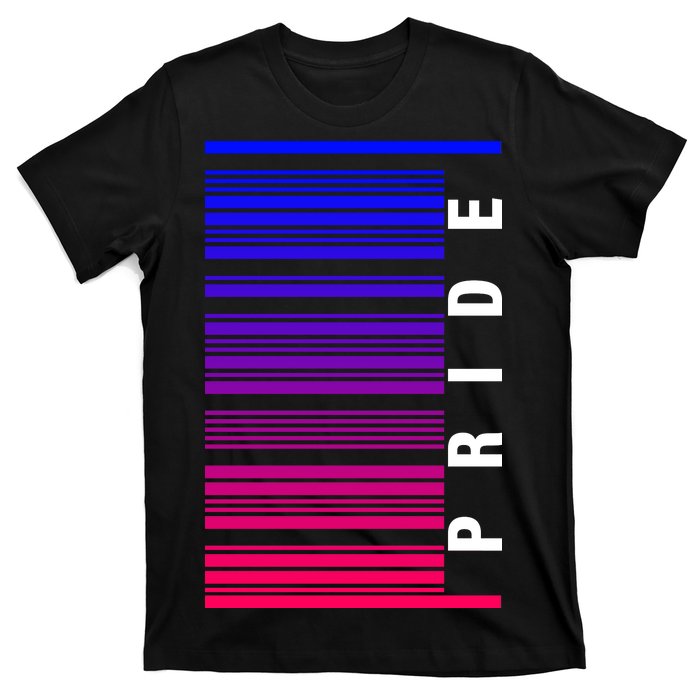 Bi Pride Barcode Bisexual T-Shirt