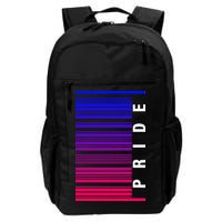 Bi Pride Barcode Bisexual Daily Commute Backpack