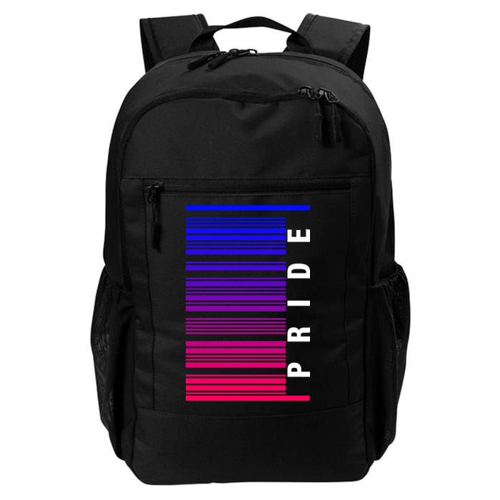 Bi Pride Barcode Bisexual Daily Commute Backpack