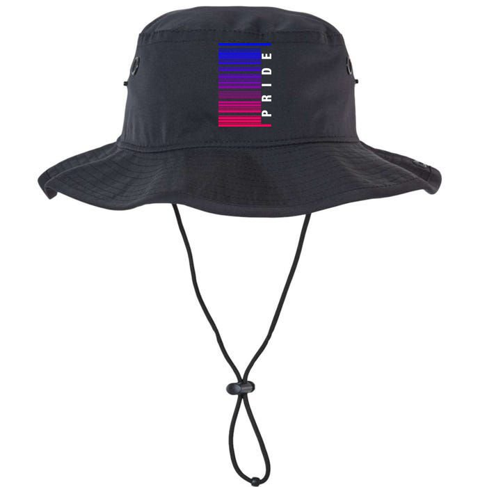 Bi Pride Barcode Bisexual Legacy Cool Fit Booney Bucket Hat