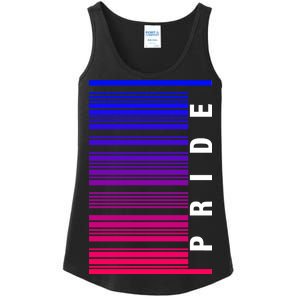 Bi Pride Barcode Bisexual Ladies Essential Tank