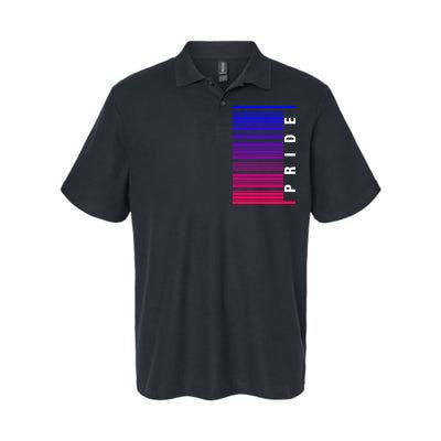 Bi Pride Barcode Bisexual Softstyle Adult Sport Polo