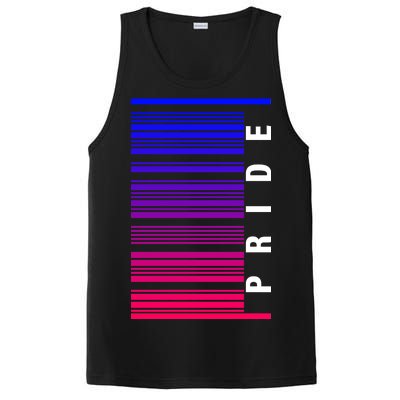 Bi Pride Barcode Bisexual PosiCharge Competitor Tank