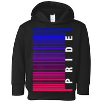 Bi Pride Barcode Bisexual Toddler Hoodie