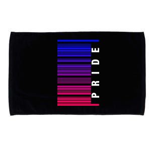 Bi Pride Barcode Bisexual Microfiber Hand Towel