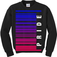 Bi Pride Barcode Bisexual Kids Sweatshirt