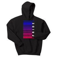 Bi Pride Barcode Bisexual Kids Hoodie