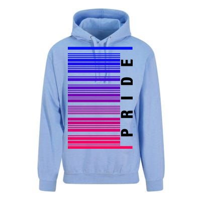 Bi Pride Barcode Bisexual Unisex Surf Hoodie