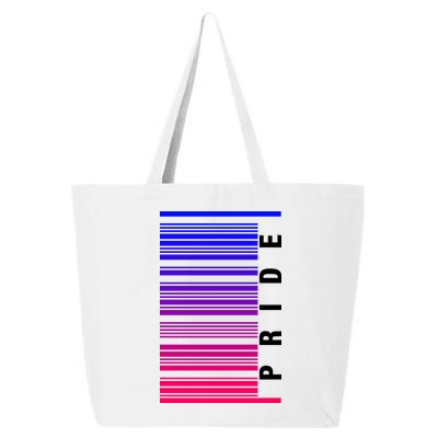 Bi Pride Barcode Bisexual 25L Jumbo Tote