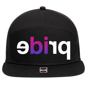 Bi Pride Parade BiSexual 7 Panel Mesh Trucker Snapback Hat