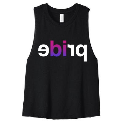 Bi Pride Parade BiSexual Women's Racerback Cropped Tank