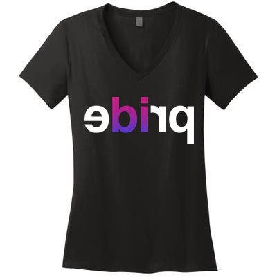 Bi Pride Parade BiSexual Women's V-Neck T-Shirt