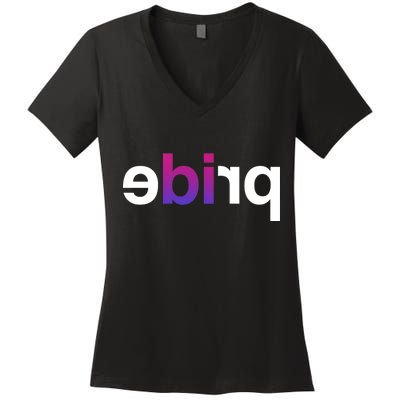 Bi Pride Parade BiSexual Women's V-Neck T-Shirt