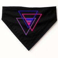 Bi Pride Triangle USA-Made Doggie Bandana
