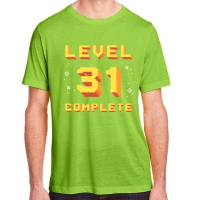 Born In 1990 Level 31 Complete 31th Birthday Retro Gaming Gift Adult ChromaSoft Performance T-Shirt