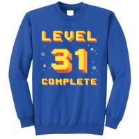 Born In 1990 Level 31 Complete 31th Birthday Retro Gaming Gift Sweatshirt