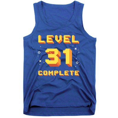 Born In 1990 Level 31 Complete 31th Birthday Retro Gaming Gift Tank Top