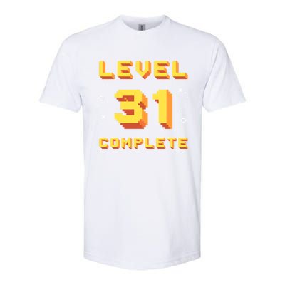 Born In 1990 Level 31 Complete 31th Birthday Retro Gaming Gift Softstyle CVC T-Shirt