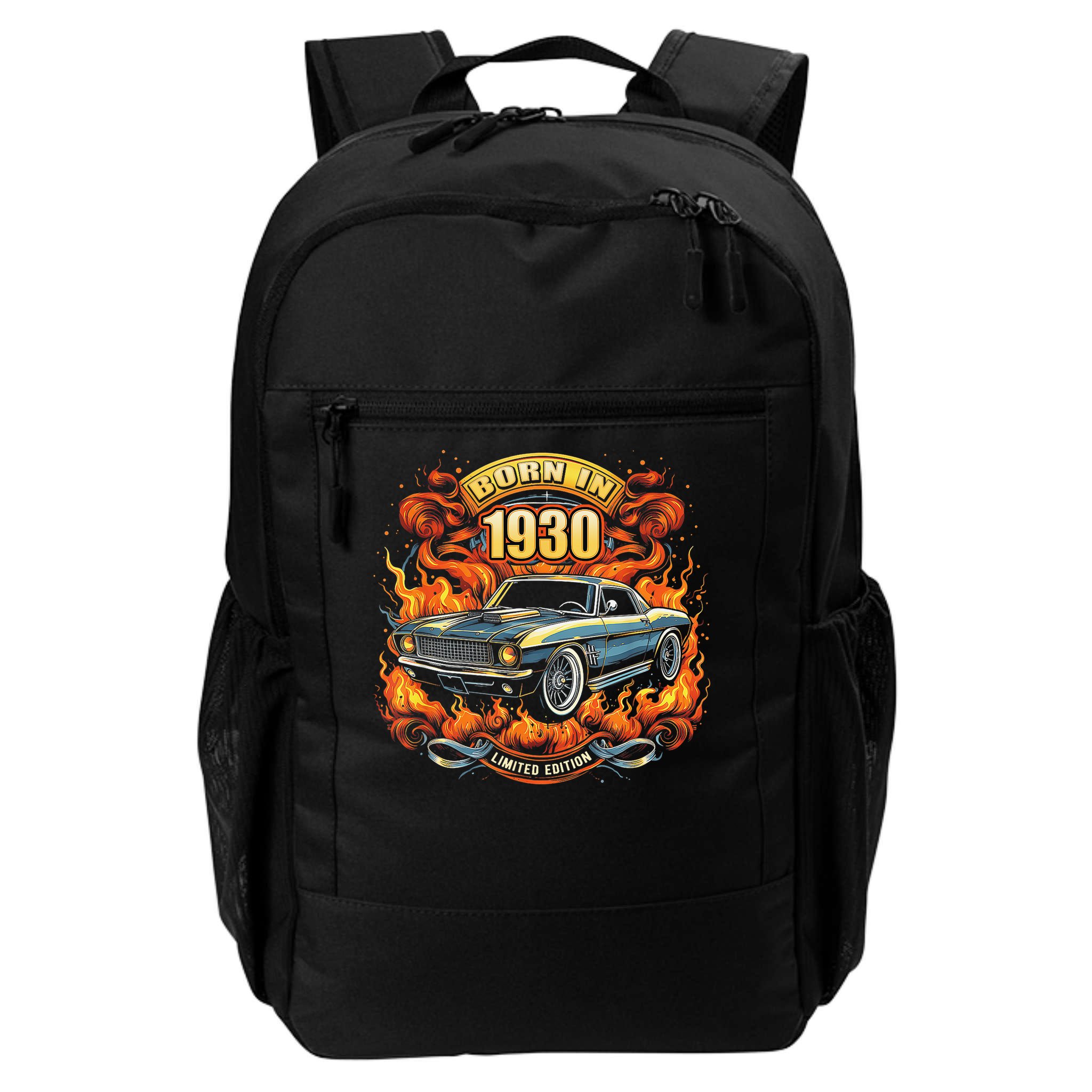Born In 1930 Classic Muscle Car Lovers 95th Birthday Backpack
