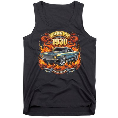 Born In 1930 Classic Muscle Car Lovers 95th Birthday Tank Top